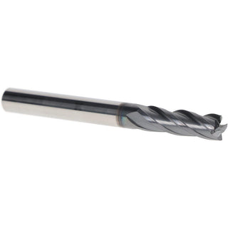 1/4" 4-Flute Solid Carbide Corner Radius & Corner Chamfer End Mill, AlTiN - Iscar 5620325