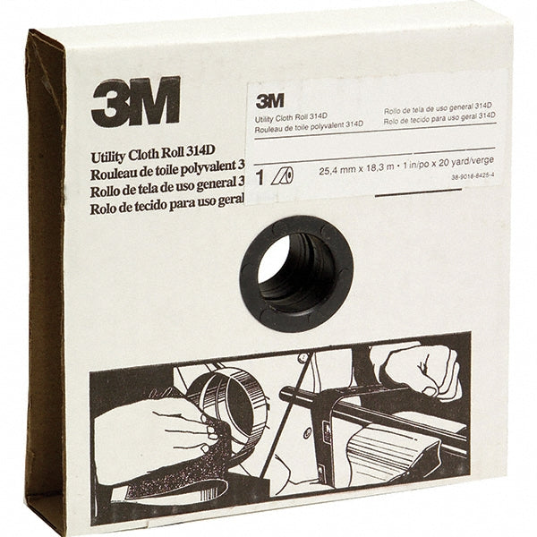 120-Grit Aluminum Oxide Rolls, Cords & Tape - 3M 7000118503