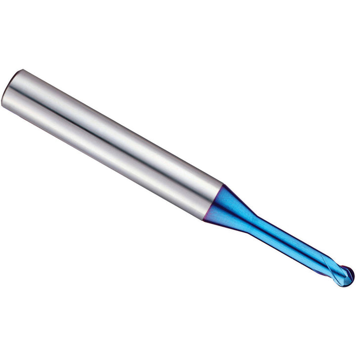 2-Flute Solid Carbide Ball End Mill, BLUE - YG-1 G8A46945