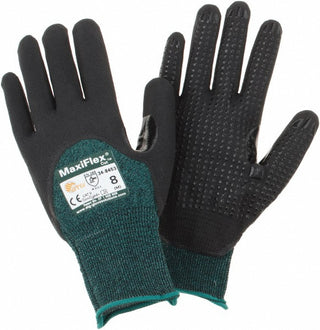 Medium Green Engineered Yarn Cut-Resistant Gloves - ATG 34-8753/M