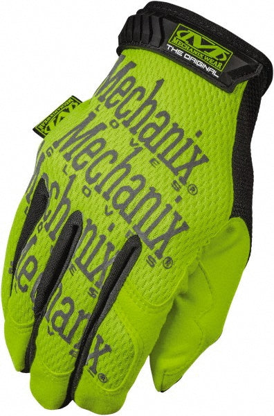 X-Large Lemon Yellow Leather Field Work Gloves - Mechanix Wear SMG-91-011