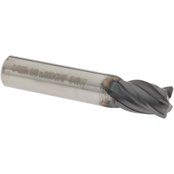 3/8" 4-Flute Solid Carbide Corner Radius & Corner Chamfer End Mill, TiAlN - OSG VG436-3750