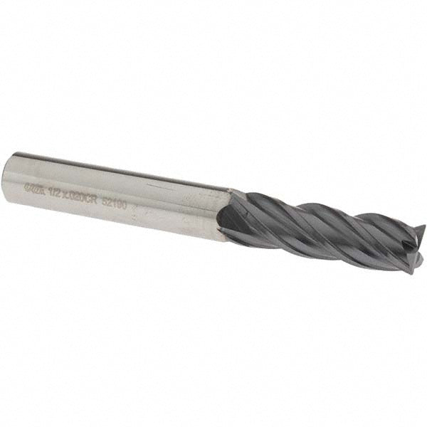 1/2" 4-Flute Solid Carbide Corner Radius End Mill, TiAlN - OSG VG434-5019