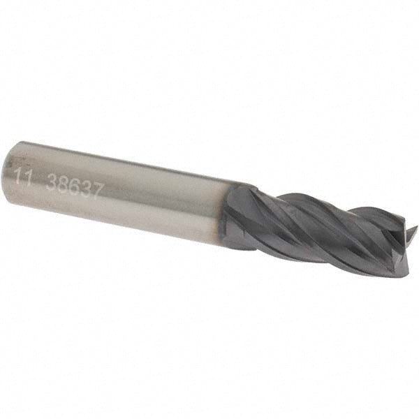 0.4331" 4-Flute Solid Carbide Square End Mill, TiAlN - OSG HP441-4331