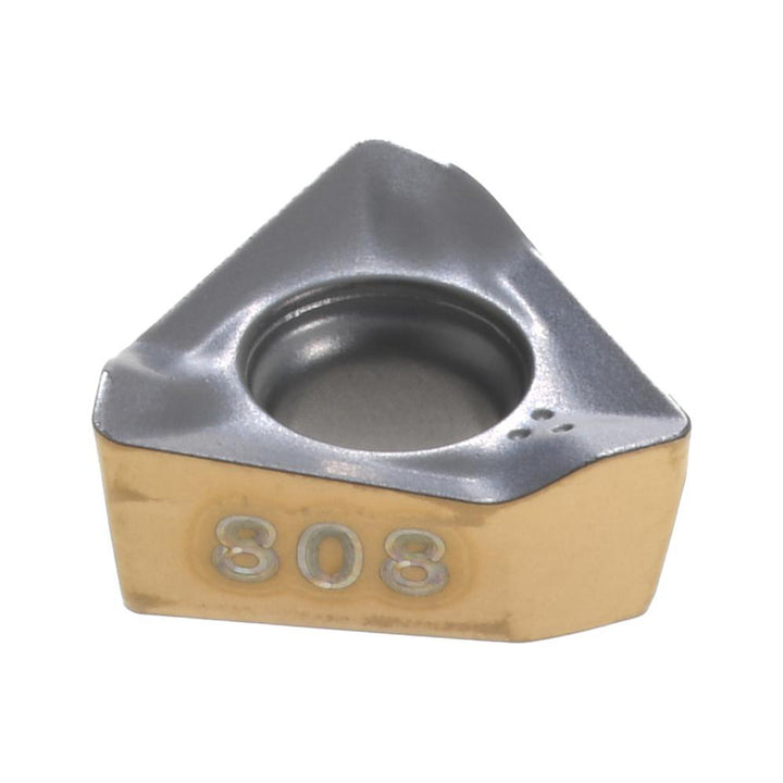 HM390 TCKT 0703PCTR Solid Carbide Insert, Grade IC808, TiAlN - Iscar 5607773