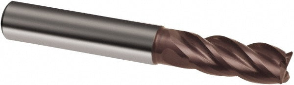 3/4" 4-Flute Solid Carbide Corner Radius & Corner Chamfer End Mill, nano-A - Guhring 9042580190500