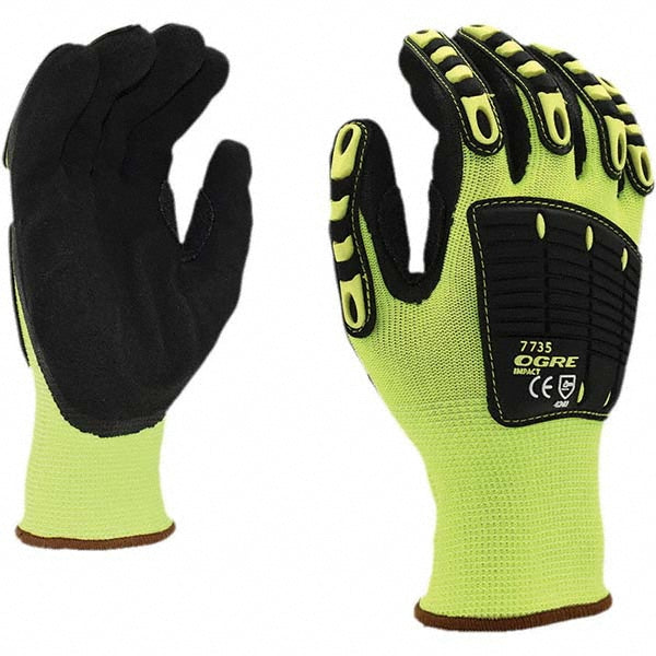 Large Yellow Industrial Gloves - Cordova 7735L