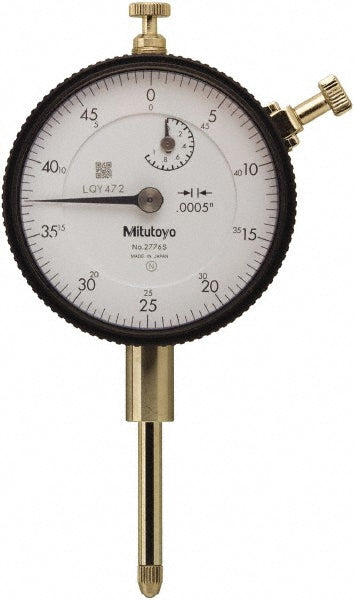 1.0000" Dial Indicator, 0.000500" grad - Mitutoyo 2776ACAL