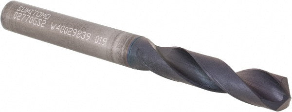 Letter J Solid Carbide Screw Machine Drill Bit, Coated, 135° point - Sumitomo U101091