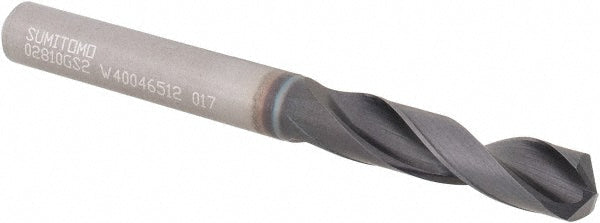 9/32" Solid Carbide Screw Machine Drill Bit, Coated, 135° point - Sumitomo U101094