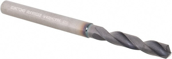 0.1695" Solid Carbide Screw Machine Drill Bit, Coated, 135° point - Sumitomo U101034