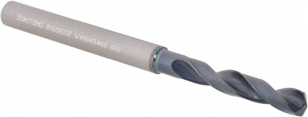 0.1610" Solid Carbide Screw Machine Drill Bit, Coated, 135° point - Sumitomo U101032