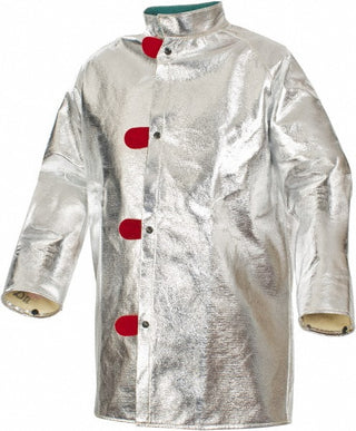 Medium Silver; Yellow Aluminized Protective Garment - PRO-SAFE AL12-BK-50M