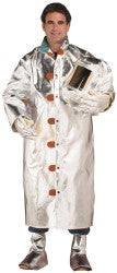 Medium Silver; Yellow Aluminized Protective Garment - PRO-SAFE AL07-BK-50M