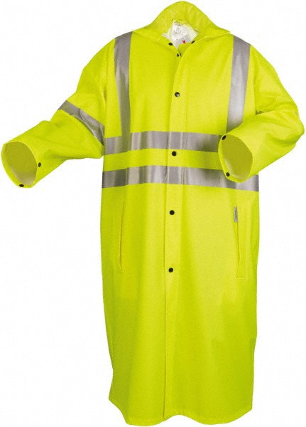 Large High Visibility; Rain Protective Garment - MCR Safety 518CL