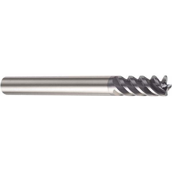 3-Flute Solid Carbide Corner Radius End Mill, TiAlN - Sandvik Coromant 5742868