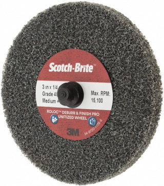 3 x 1/4" Ceramic Deburring Wheels Disc - 3M 7010295274