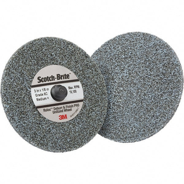 3 x 1/8" Ceramic Deburring Wheels Disc - 3M 7100081366