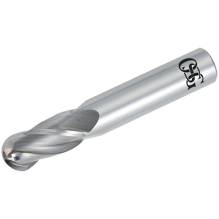 0.1181" 4-Flute Solid Carbide Ball End Mill - OSG 404-1181-BN