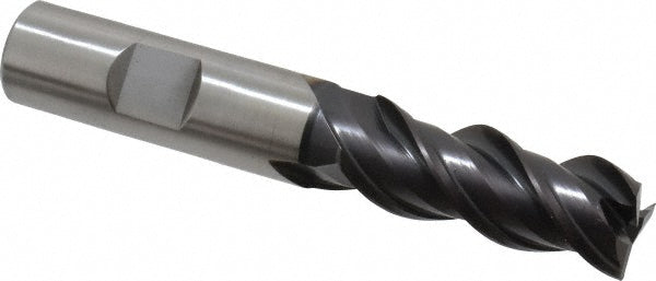 5/8" 3-Flute Powdered Metal Square End Mill, TiAlN - Accupro 39528