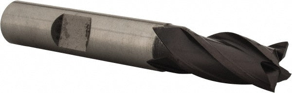 3/8" 4-Flute Powdered Metal Square End Mill, TiAlN - Accupro 39471