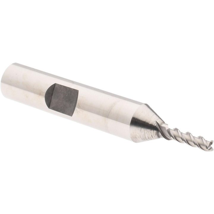 1/8" 3-Flute Powdered Metal Square End Mill - Accupro 39506