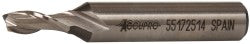 7/32" 2-Flute Powdered Metal Square End Mill - Accupro 39540