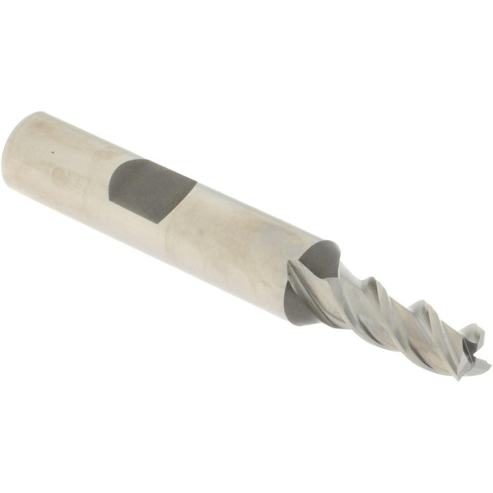 1/4" 3-Flute Powdered Metal Square End Mill - Accupro 39514