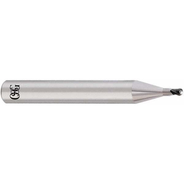 0.0315" 2-Flute CBN Ball End Mill, TiAlN - OSG 8525308