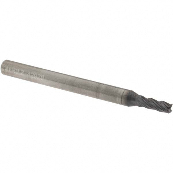 0.1575" 4-Flute Solid Carbide Corner Radius End Mill, TiAlN - OSG HP434-1575