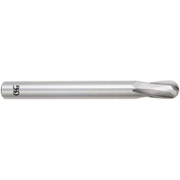 1/4" 2-Flute Solid Carbide Ball End Mill - OSG 497-2500