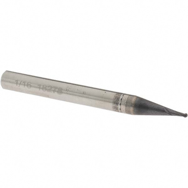 1/16in" 2-Flute Solid Carbide Ball End Mill, TiAlN - OSG HP416-0625