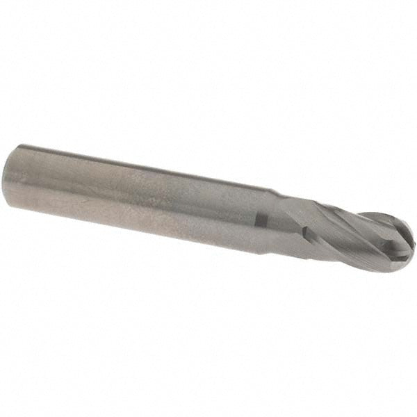 0.2756" 4-Flute Solid Carbide Ball End Mill, TiAlN - OSG 414-2756-BN