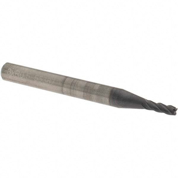 0.1181" 4-Flute Solid Carbide Corner Radius End Mill, TiAlN - OSG HP434-1182