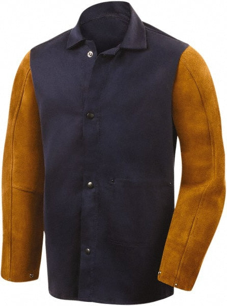 X-Large Gold; Navy Flame-Resistant; Flame-Retardant Protective Garment - Steiner 1260-X