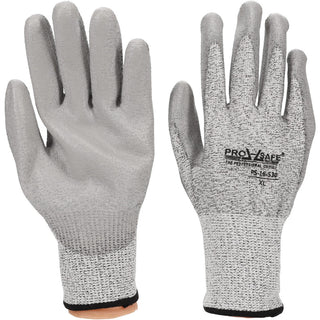 X-Large Salt & Pepper Dyneema Cut-Resistant Gloves - PRO-SAFE PS-16-530/XL