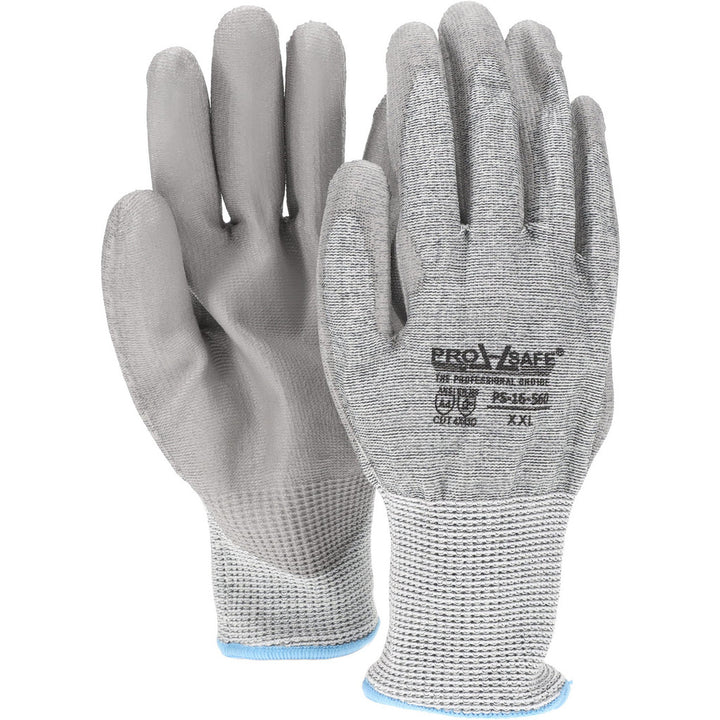 2X-Large Gray Dyneema Cut-Resistant Gloves - PRO-SAFE PS-16-560/XXL