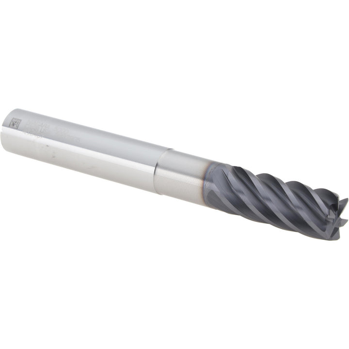 1/2" 6-Flute Solid Carbide Corner Radius End Mill, AlTiN - Seco 03115959