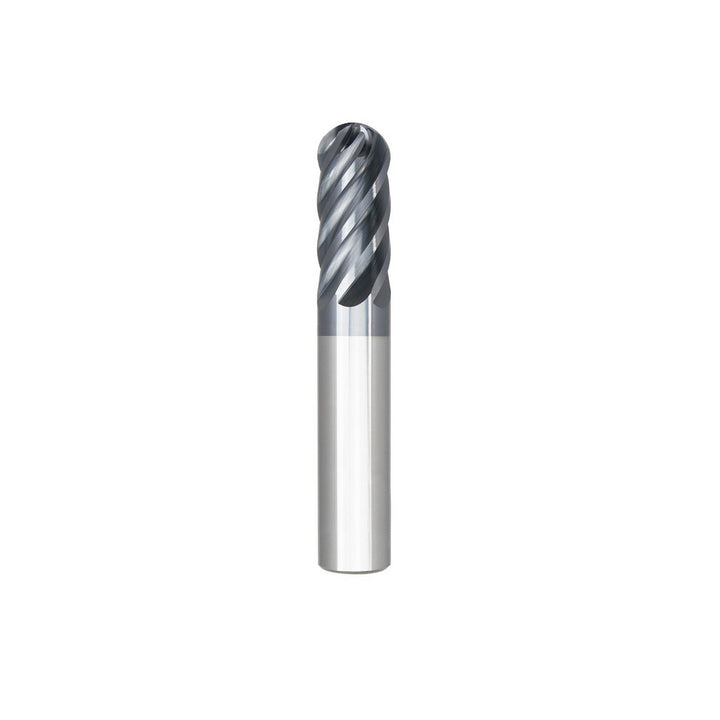 1/4" 6-Flute Solid Carbide Ball End Mill, AlTiN - Seco 03115937