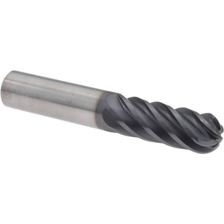 1/2" 6-Flute Solid Carbide Ball End Mill, AlTiN - Seco 03115956