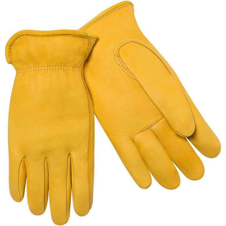 Small Gold Deerskin Leather General Purpose Gloves - Steiner D240-S