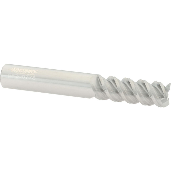 3/8" 3-Flute Solid Carbide Square End Mill - Accupro 2500184