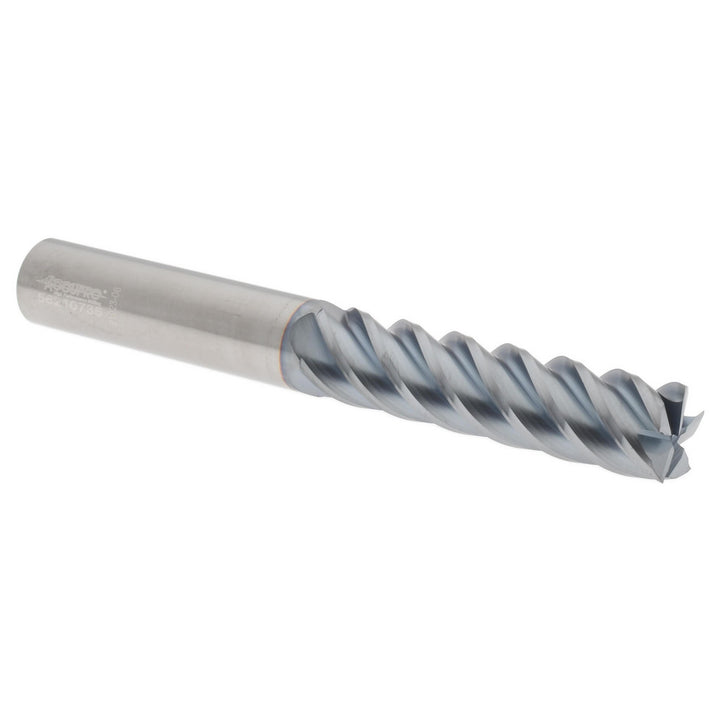 1/2" 5-Flute Solid Carbide Square End Mill, TiCN - Accupro 2500140