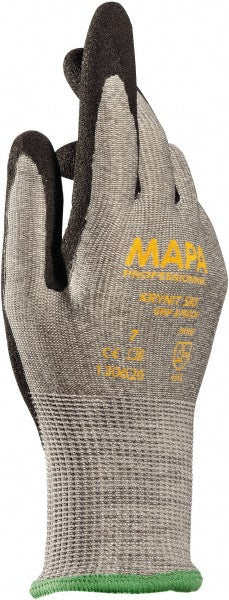 Large Black; Gray Nitrile Cut-Resistant Gloves - MAPA Professional 34580039