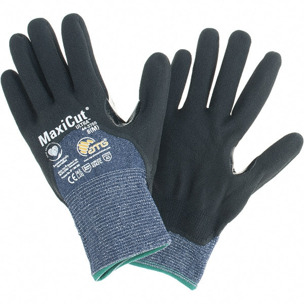 Medium Blue Engineered Yarn Cut-Resistant Gloves - ATG 44-3755/M