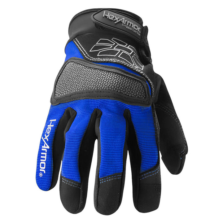 Blue General Purpose Gloves - HexArmor. 4018-XXS (5)