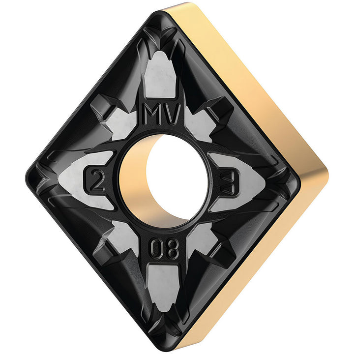 CNMG120404MV Carbide Insert, Grade KCP25C, TiN - Kennametal 7036145