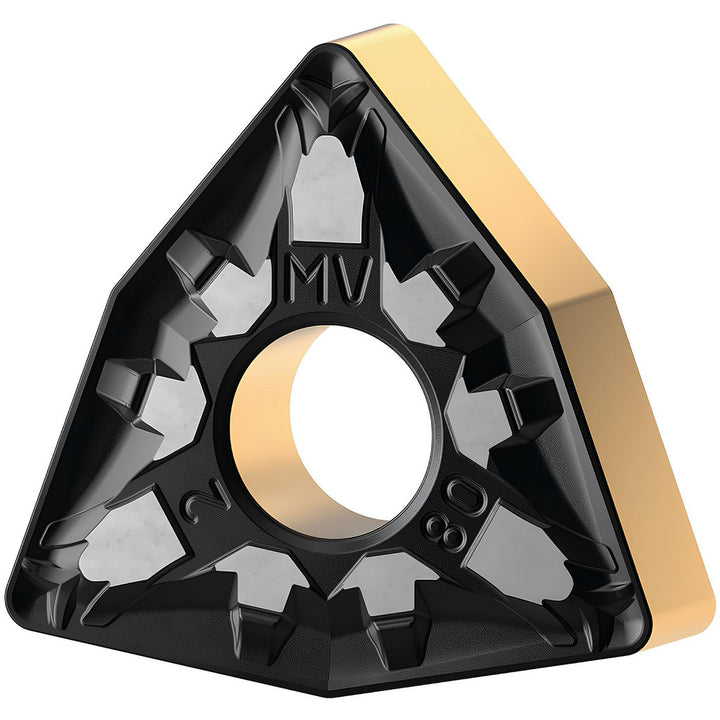 WNMG080408MV Carbide Insert, Grade KCP25C, TiN - Kennametal 7036177