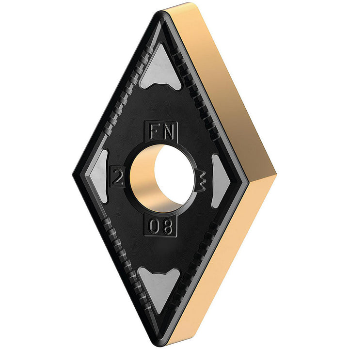 DNMG150404FN Carbide Insert, Grade KCP25C, TiN - Kennametal 7026364