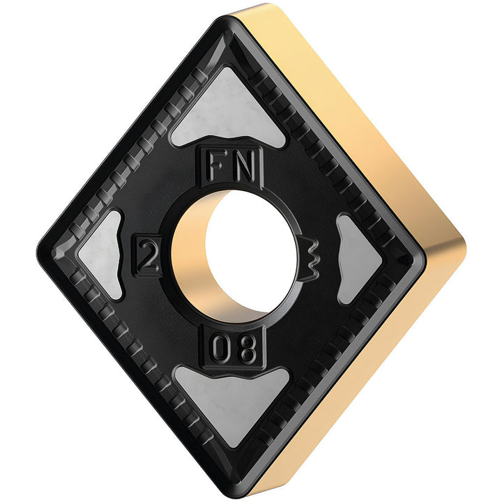 CNMG120404FN Carbide Insert, Grade KCP25C, TiN - Kennametal 7026239